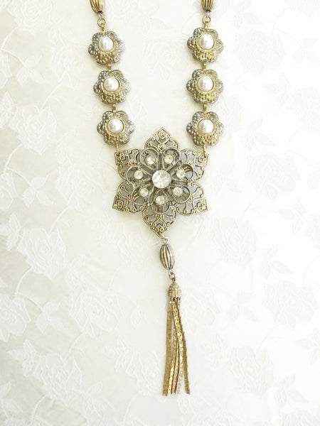 Starburst Tassel Necklace