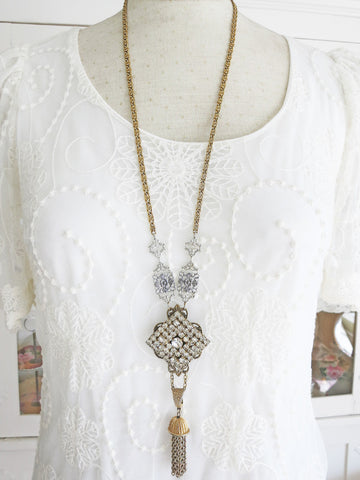 Elegant Long Tassel Necklace