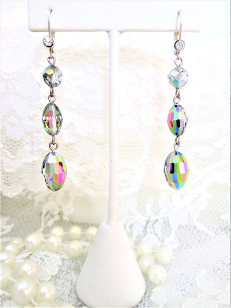 Aurora Borealis Crystal Earrings