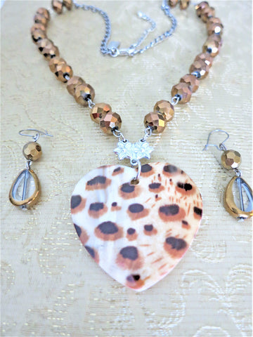 Wild Heart Necklace & Earrings